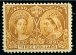 Stamp of Canada 1897 Jubilee 1/2d to $5 mint og set of 16