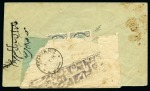 Stamp of Persia » Bushire (British Occupation) 1915 3ch green and grey, tied by BOUCHIR cds, on reverse