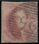 Stamp of Belgium » Belgique. 1851 Médaillons (filigrane sans cadre) - Émission 1852/1865, Ensemble de 17 timbres entre N°6 et 14