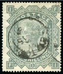 Stamp of Large Lots and Collections 1840-1988 Old-time valuable collection in green stockbook