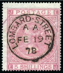 Stamp of Large Lots and Collections 1840-1988 Old-time valuable collection in green stockbook