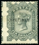 Stamp of Large Lots and Collections 1880-1960, Large red binder with a wonderful array of worldwide varieties, proofs, printing errors, Specimen ovpts, perf varieties, etc.