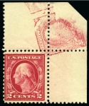 Stamp of United States » Collections 1845-1980 Large red binder crammed with proofs, specimens, but mostly modern varieties