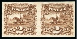 Stamp of United States » Collections 1845-1980 Large red binder crammed with proofs, specimens, but mostly modern varieties