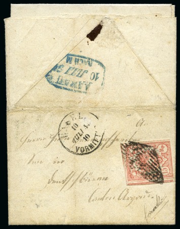 Stamp of Switzerland / Schweiz » Rayonmarken » Rayon III (grosse Ziffer) Type 4, unten links leicht berührt sonst breit gerandet,