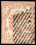 Stamp of Switzerland / Schweiz » Rayonmarken » Rayon III (grosse Ziffer) Typen 3, 6, 7 (mit Plattenfehler), 8, 9 und 10, alle