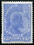 Stamp of Liechtenstein 1912-60, Never hinged collection in one stockbook showing a great deal of completion