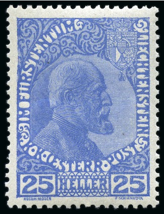 Stamp of Liechtenstein 1912-60, Never hinged collection in one stockbook showing a great deal of completion