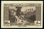 Stamp of Lebanon » Collections, Lots etc. 1930-1960 Imperforates: Black stockbook crammed with mostly mint never hinged imperforate sets