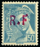 Stamp of France » Libération NIORT Série 1 à 11, plus 4 valeurs Mercure non émis,