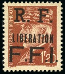 Stamp of France » Libération PARIS Ile de France 2 à 7, neuf sans gomme, TB, tous