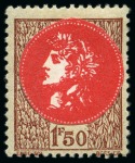 Stamp of France » Libération BREST 3 valeurs Pour les sinistrés, plus LA MURE tête