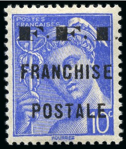 Stamp of France » Libération BREST 3 valeurs Pour les sinistrés, plus LA MURE tête