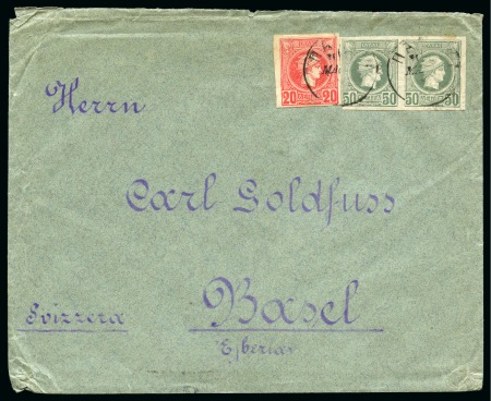 Stamp of Greece » Collections 1886-1951 Group of 21 covers addressed to Switzerland