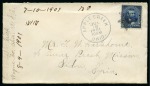 Stamp of Lebanon » Collections, Lots etc. 1671-1940 DESTINATION MAIL TO & FROM LEBANON: Attractive accumulation of more than 185 covers and cards