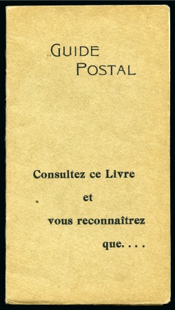 Stamp of France » Carnets 1907 Carnet AIGLON avec 8 porte-timbres et 16 pages,