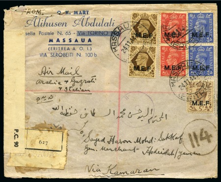 Stamp of Large Lots and Collections 1901-1982 Attractive mixed accumulation of more than 140 covers and cards, showing strength in Middle East Forces