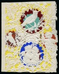 Stamp of United States 1869 Valentine cover franked with USA Yv. 29, incl. contents inside, scarce