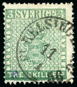 Stamp of Sweden » Collections 1855-1988, Attractive and valuable used collection of Sweden in hingeless Lighthouse album