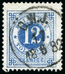 Stamp of Sweden » Collections 1858-1970 Specialised CANCELLATIONS collection in three stockbooks and three folders