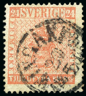Stamp of Sweden » Collections 1855-1980, CANCELLATION collection ordered in three stockbooks