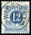 Stamp of Sweden » Collections 1855-1980, CANCELLATION collection ordered in three stockbooks