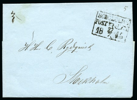 Stamp of Sweden » Collections 1837-60, Lot of 125 pre-stamp covers