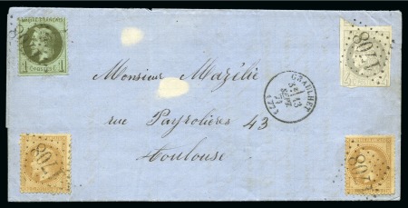 Stamp of France » Collections 1810-1950, Ensemble de lettres dont 17 Ballons Montés,