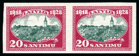Stamp of Latvia 1928 Anniversary of the Foundation of the State 6s
