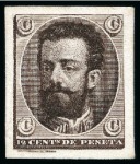 Stamp of Spain » Spain and Colonies Collections and Lots 1850-1930 PROOFS & ESSAYS: Attractive old-time detailed