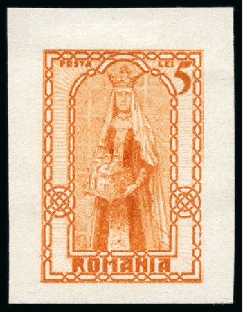 Stamp of Romania » Later Issues 1922-26 COLOURED PROOFS: Selection of different coloured