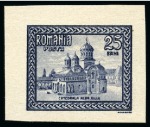 Stamp of Romania » Later Issues 1922-26 COLOURED PROOFS: Selection of different coloured