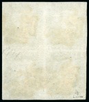 Stamp of Great Britain » 1840 1d Black and 1d Red plates 1a to 11 1840 1d Black pl.4 CI-DJ block of four, fine to very good margins, beautifully cancelled by crisp red MCs