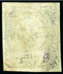 Stamp of Mauritius » 1848-59 Post Paid Issue » Early Impressions (SG 6-9) 1848-59 Post Paid 2d blue, early impression, large margins, used with multiple blue target cancels