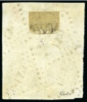 Stamp of France 1850, n° 4 en bloc de 4 oblitéré et signé.Rare.