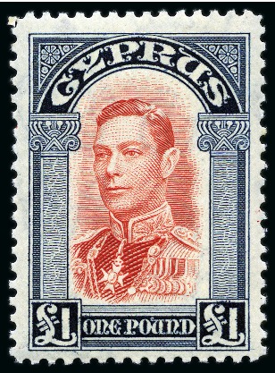 Stamp of Cyprus » King George VI Issues Onwards 1938-51 Pictorials mint nh set of 19