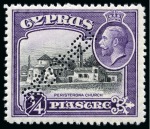 Stamp of Cyprus » King George V Issues 1934 Pictorials set of 11 with SPECIMEN perfins, mint