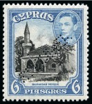 Stamp of Cyprus » King George VI Issues Onwards 1938-51 Pictorials mint nh set of 16 with SPECIMEN perfins, very fine