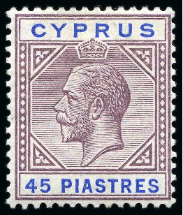 Stamp of Cyprus » King George V Issues 1912-15 Wmk Multi CA mint hr set of 11
