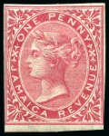 Stamp of Jamaica FISCALS/TELEGRAPHS: 1865-89, Mint group with Postal Fiscals, Judicial and Telegraphs incl. Specimens