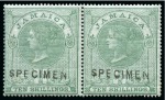 Stamp of Jamaica FISCALS/TELEGRAPHS: 1865-89, Mint group with Postal Fiscals, Judicial and Telegraphs incl. Specimens