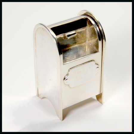 Stamp of Stamp Boxes American Silver Boxes: A novelty coil dispenser in the form of a mail box by Tiffany & Co