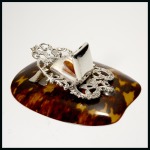 Stamp of Stamp Boxes English Silver Boxes: 1893 Birmingham silver and tortoiseshell stamp case and letter clip combined by Horton & Aliday