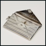 Stamp of Stamp Boxes American Silver Boxes: Sterling silver box in the form of an evelope