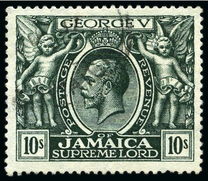 Stamp of Jamaica 1919-21 Wmk CA Pictorial 1/2d to 10s used set of 12, very fine (SG £375)