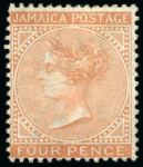 Stamp of Jamaica 1860-1911, Mint/unused collection with duplication