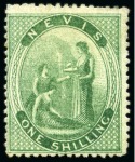 Stamp of St. Kitts-Nevis » Nevis COLLECTIONS: 1862-90, Mostly mint accumulation