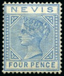Stamp of St. Kitts-Nevis » Nevis COLLECTIONS: 1862-90, Mostly mint accumulation