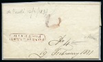 Stamp of India » Postal History 1829-31 Two folded entires both addressed to Karical, *