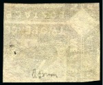 Stamp of Australia » Western Australia 1857-59 2d Black-Brown on Indian red unused with variety PRINTED ON BOTH SIDES